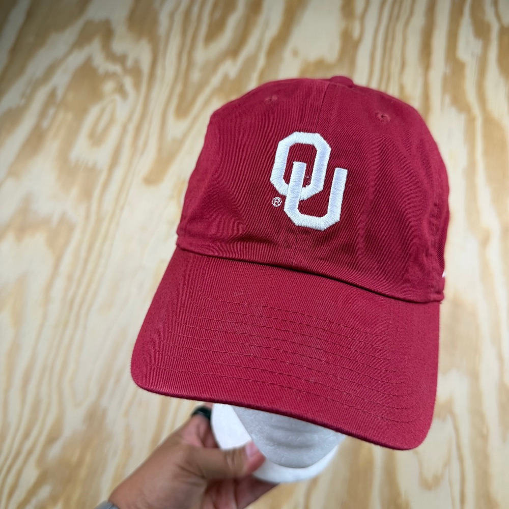 Nike Heritage86 Oklahoma Sooners OU Dri-FIT Hat Crimson Red Adjustable Cap